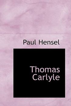 Hardcover Thomas Carlyle Book