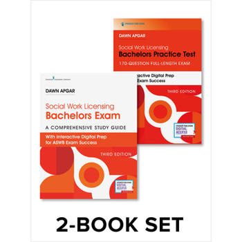 Paperback Social Work Licensing Bachelors Exam Guide and Practice Test Set: A Comprehensive Study Guide for Success Book