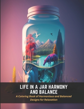 Paperback Life in a Jar Harmony and Balance: A Coloring Book of Harmonious and Balanced Designs for Relaxation Book