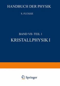 Paperback Kristallphysik I / Crystal Physics I [German] Book