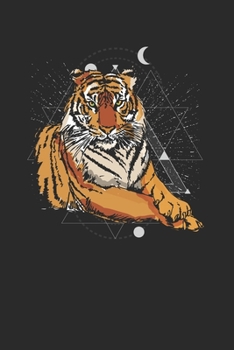 Tiger Drawing: Tigers Notebook, Graph Paper (6" x 9" - 120 pages) ~ Animal Themed Notebook for Daily Journal, Diary, and Gift