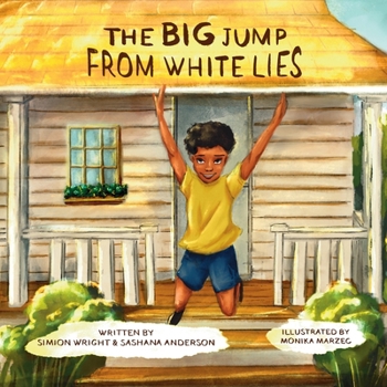 Paperback The Big Jump From White Lies [Large Print] Book