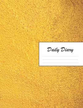 Daily Diary: Blank 2020 Journal Entry Writing Paper for Each Day of the Year | Yellow Concrete | January 20 - December 20 | 366 Dated Pages | A ... Your Life, Set Goals & Get Things Done