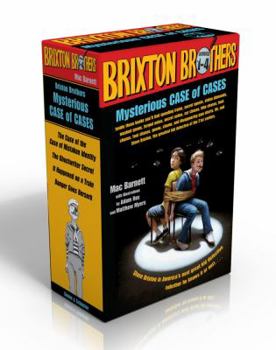 Paperback Brixton Brothers Mysterious Case of Cases (Boxed Set): The Case of the Case of Mistaken Identity; The Ghostwriter Secret; It Happened on a Train; Dang Book