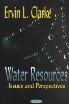Hardcover Water Resources: Issues and Perspectives Book