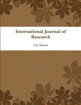 Paperback International Journal of Research Book