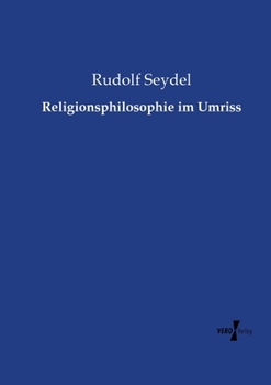 Paperback Religionsphilosophie im Umriss [German] Book