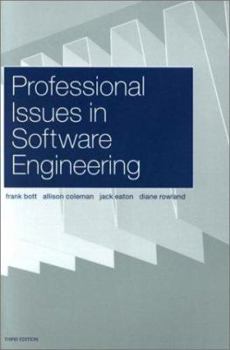 Paperback Professional Issues in Software Engineering Book