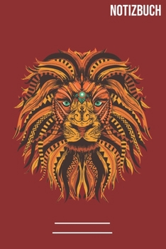 Paperback Notizbuch L?we: A5 Notebook - 111 Seiten - Extra Kalender 2020 - Einzigartig - Dotgrid - Dotted - Punktraster - Geschenk - Geschenkide [German] Book