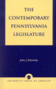 Hardcover The Contemporary Pennsylvania Legislature Book