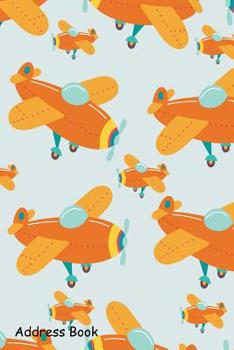 Paperback Address Book: For Contacts, Addresses, Phone, Email, Note, Emergency Contacts, Alphabetical Index With Transportation Seamless Patte Book