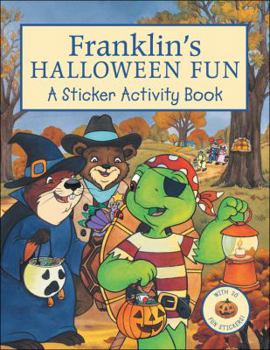 Paperback Franklin's Halloween Fun: A Sticker Activity Book