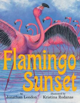 Paperback Flamingo Sunset Book