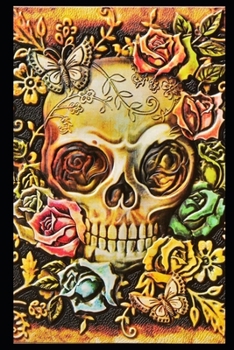 Paperback Medieval Notebooks: Sexy Skull with Roses: Great Notebook for School or as a Diary, Lined With More than 100 Pages. Notebook that can serv Book