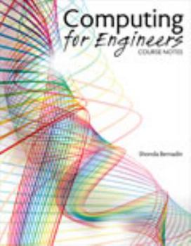 Paperback Computing for Engineers: Course Notes Book