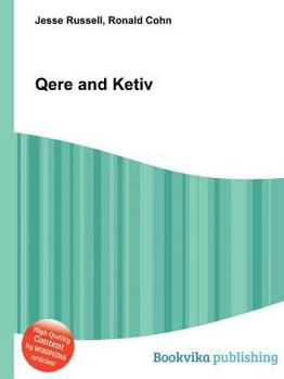 Paperback Qere and Ketiv Book