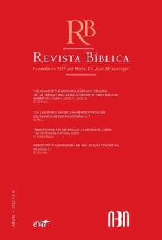 Paperback Revista Bíblica 2022/3-4 - Año 84 [Spanish] Book