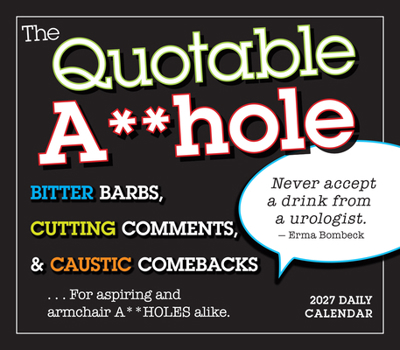 Paper Catalog Quotable A**hole Book