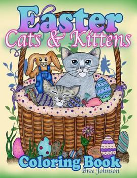 Paperback Easter Cats & Kittens Coloring Book