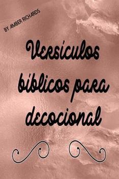 Paperback Versículos bíblicos para decocional [Portuguese] Book