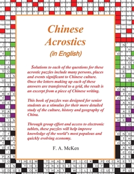 Paperback Chinese Acrostics (in English) Book