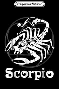 Paperback Composition Notebook: Zodiac Scorpio Scorpion Symbol Journal/Notebook Blank Lined Ruled 6x9 100 Pages Book