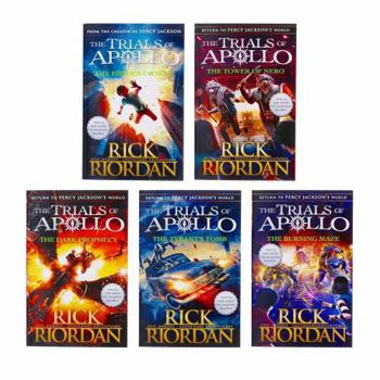 The Trials of Apollo 5 Book Paperback Box Set: The Hidden Oracle, The Dark Prophecy, The Burning Maze, The Tyrant’s Tomb & The Tower of Nero by Rick Riordan