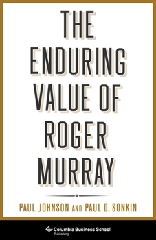 Hardcover The Enduring Value of Roger Murray Book
