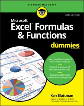 Paperback Excel Formulas & Functions for Dummies Book