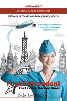 Paperback Flight Attendant Fast Track Career Guide Book