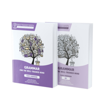 Paperback Purple Bundle for the Repeat Buyer: Includes Grammar for the Well-Trained Mind Purple Workbook and Key Book