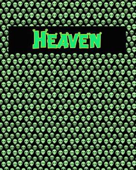 Paperback 120 Page Handwriting Practice Book with Green Alien Cover Heaven: Primary Grades Handwriting Book