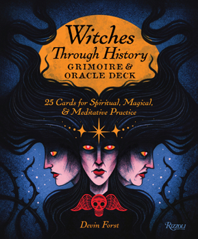 Paperback Witches Through History: Grimoire and Oracle Deck: 25 Cards for Spiritual, Magical & Meditative Practice Book