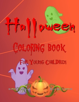 Paperback Halloween Coloring Book For Young Children Book