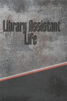 Library Assistant Life: Personalized Isometric Dot Notebook 120 pages 6"x9"
