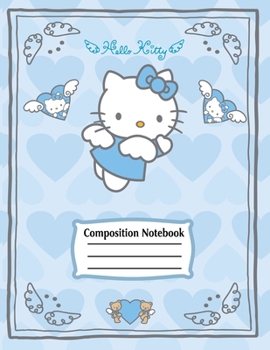 Composition Notebook: hello kitty journal with Wide Ruled Notebook Lined School Journal | 100 Pages | 8.5x11 | Children Kids Girls Teens Women | ... kitty (Wide Ruled School Composition Books)