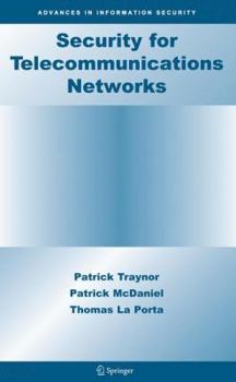 Hardcover Security for Telecommunications Networks Book