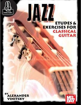 Paperback Jazz Etudes and Exercises for Classical Guitar Book