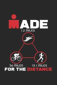 Paperback I made for the distance: 6x9 Triathlon - dotgrid - dot grid paper - notebook - notes Book