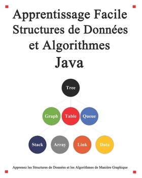 Paperback Apprentissage facile Structures de données et algorithmes Java: Apprenez les structures de données et les algorithmes de manière graphique et simple [French] Book