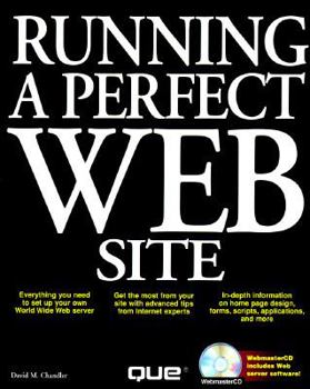 Paperback Running a Perfect Web Site Book