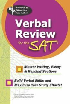 Paperback Verbal Review for the SAT Book