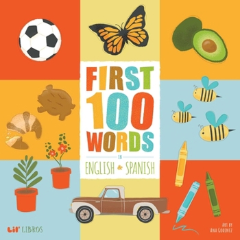 Board book First 100 Words In English And Spanish Book