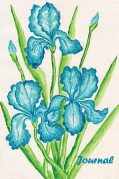 Paperback Journal: Blue Orchid 6x9 - Lined Journal - Writing Journal with Blank Lined Pages Book