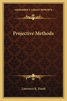 Paperback Projective Methods Book