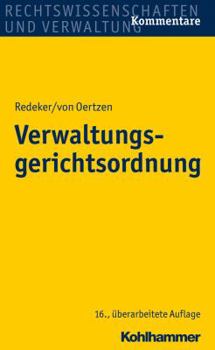 Hardcover Verwaltungsgerichtsordnung [German] Book