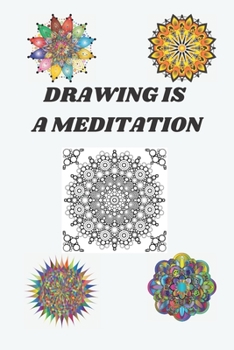 Paperback drawing is a meditation: drawing differents types of mandalas The Mandala Guidebook Book