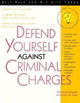 Paperback Defend Yourself Against Criminal Charges Book