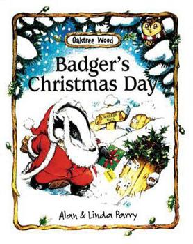 Hardcover Badger's Christmas Day [With Poster] Book