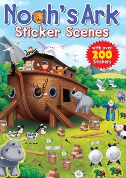 Paperback Noah's Ark Sticker Scenes Book